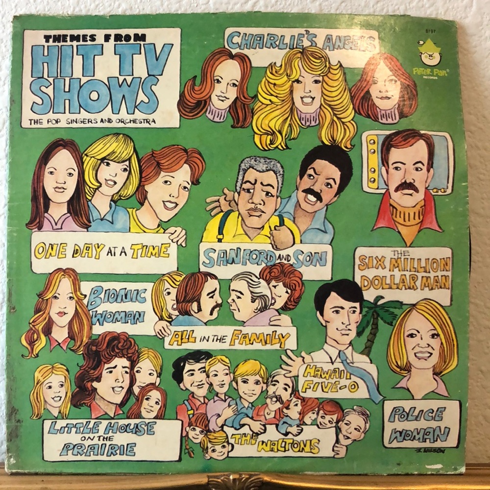 Themes From Hit TV Shows Vinyl Lp '77